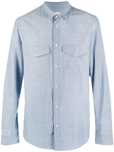 Altea Pocket-detailed Shirt In Blue