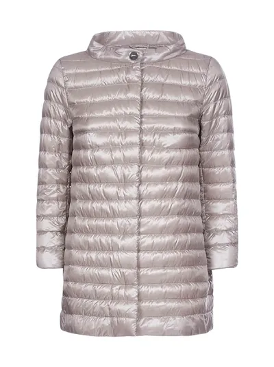 Herno Rossella Medio Down Jacket In Chantilly