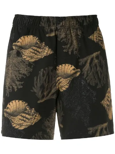 Osklen Surf Underwater Night Shorts In Black