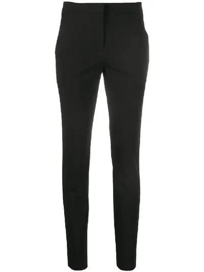 Frankie Morello Mid-rise Tailored Trousers In Black