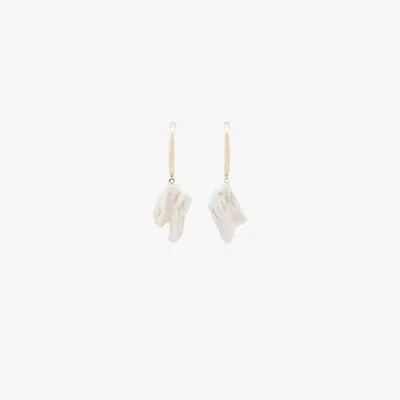 Loren Stewart 14kt Gold Pearl-embellished Drop Earrings