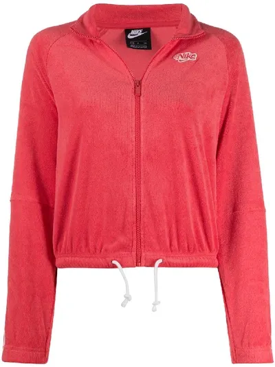 Nike Full-zip Sweatshirt In Red