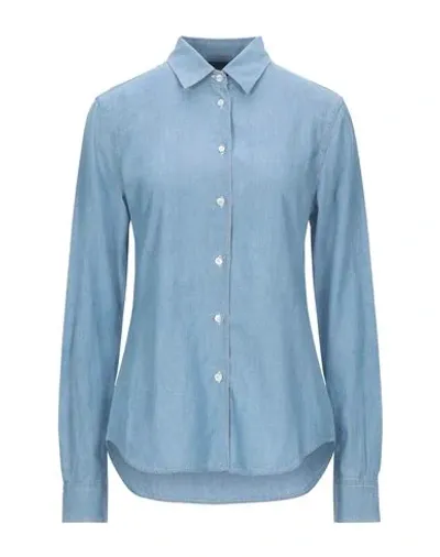 Aspesi Denim Shirt In Blue