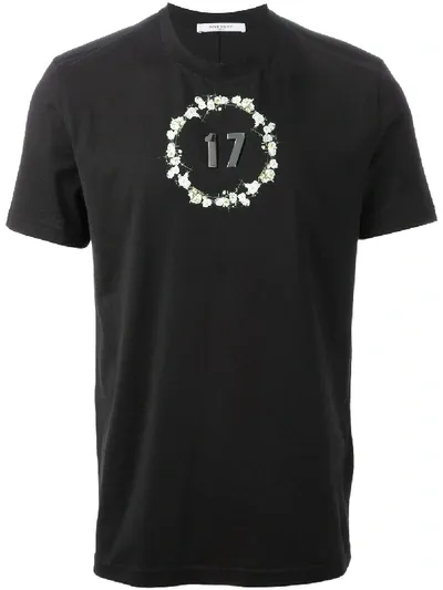 Givenchy '17' T-shirt In Black