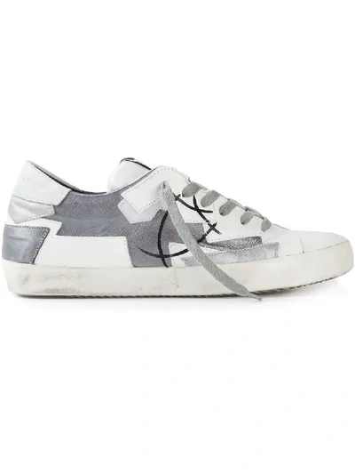 Philippe Model Paris Sneakers Im Patchworkstil In White