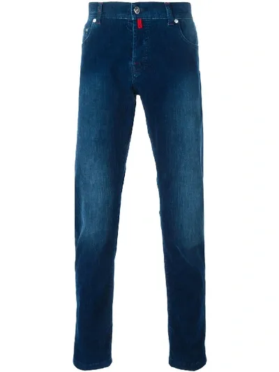 Kiton Jeans Mit Geradem Schnitt In Blue