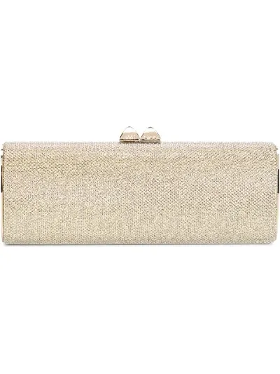 Jimmy Choo 'charm' Clutch In Metallic