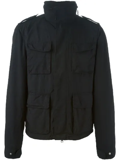 Aspesi Windbreaker Mit Klappentaschen In Black