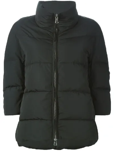 Eleventy Daunenjacke Mit Dreiviertelärmeln In Black