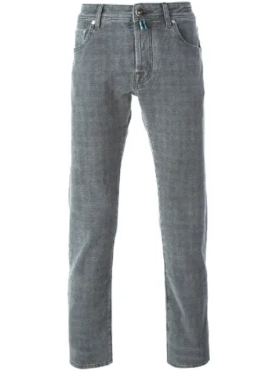 Jacob Cohen Karierte Hose In Grey