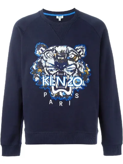 Kenzo 'tiger' Sweatshirt In Blue