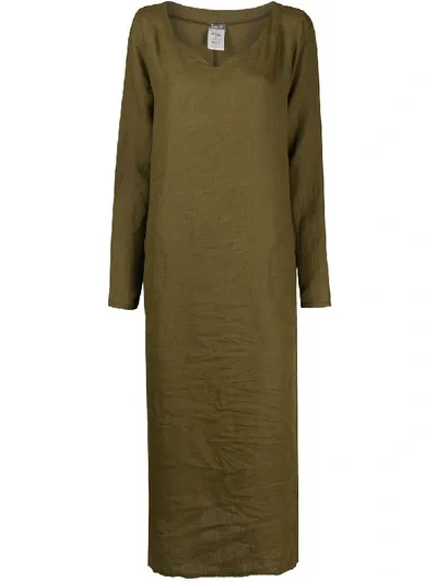 Kristensen Du Nord Loose Midi Dress In Green