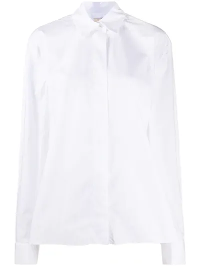 Alexandre Vauthier Loose Fit Classic Collar Shirt In White