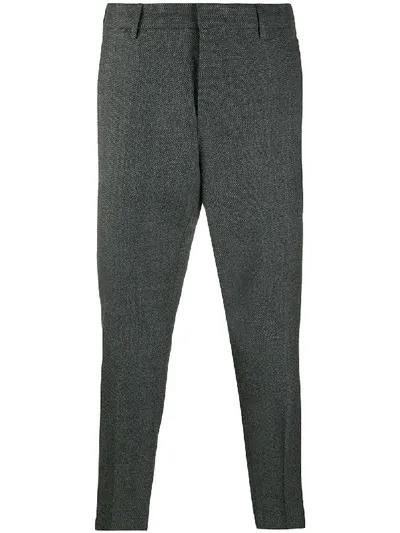 Pt01 Slim-fit Tailored Trousers In Grey