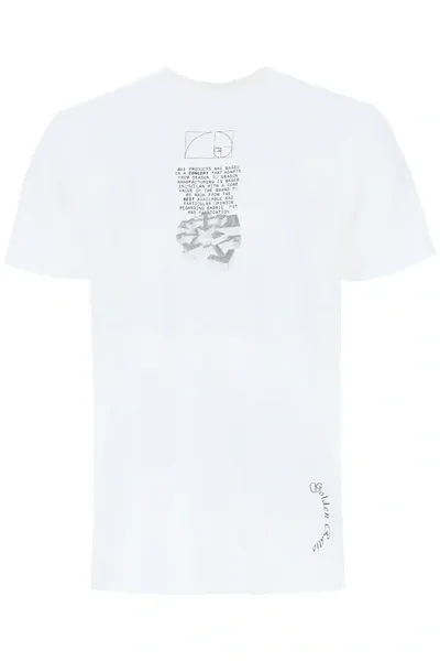 Off-white Dripping Arrows Short-sleeved T-shirt In White,black