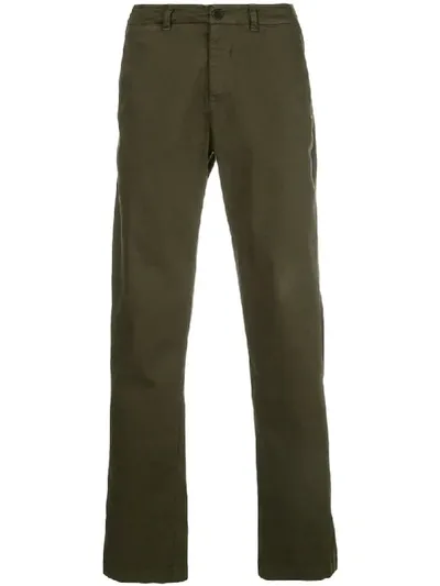 Transit Mid-rise Straight Trousers In Green