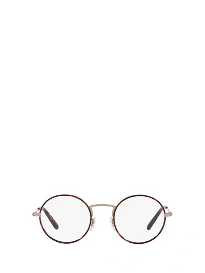 Oliver Peoples Ov1250t Dark Mahogany / Soft Gold Glasses