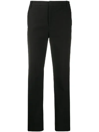 Vince Tapered Tailored Trousers In Black