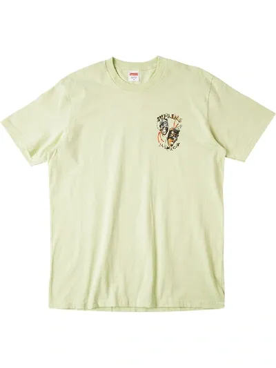 Supreme Laugh Now T-shirt In Green