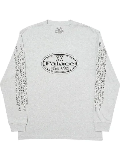 Palace Remy Xo Long-sleeve T-shirt In Grey