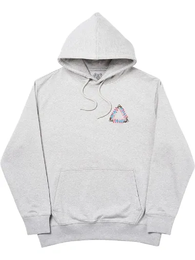 Palace Tri-pumping Hoodie In Grey