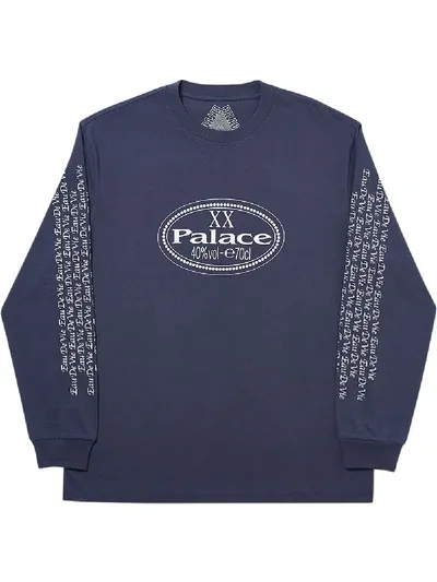 Palace Remy Xo Long-sleeve T-shirt In Blue