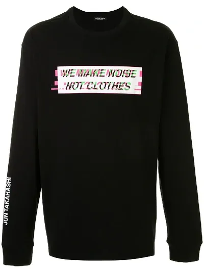 Undercover Noise Crew-neck Sweatshirt In Black