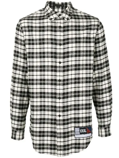 Alexander Wang Plaid Print Shirt In Black