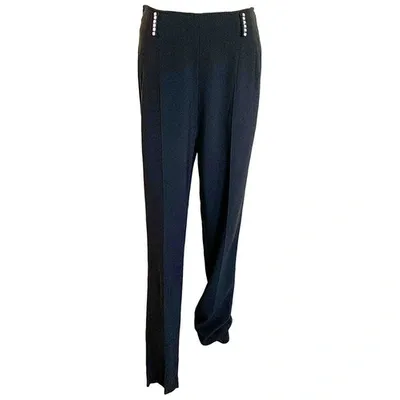 Pre-owned Christopher Kane Trousers In Black