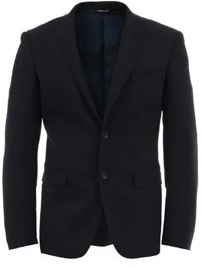 Tonello Blue Wool Jacket