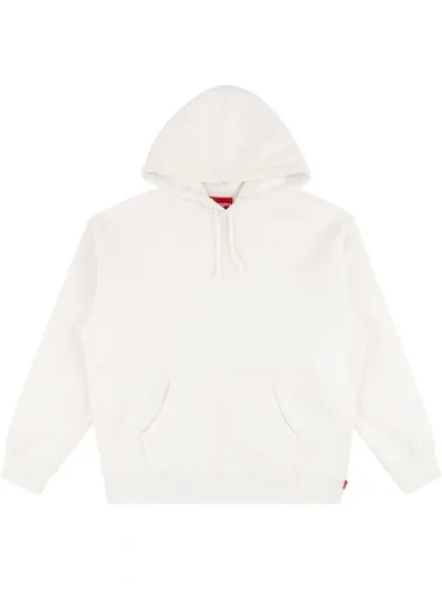 Supreme Crystal Script Hoodie In White