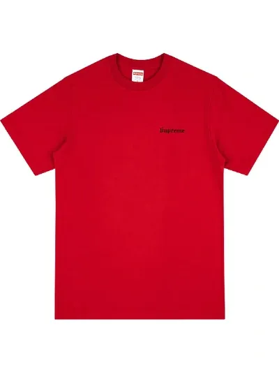 Supreme 'big Heat' T-shirt In Red