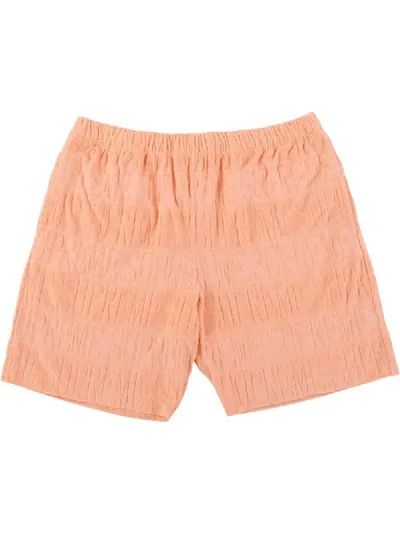 Supreme Shorts Mit Logo-streifen In Orange