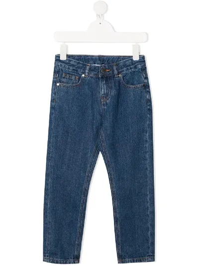 Stella Mccartney Kids' Straight-leg Sustainable Jeans In Blue