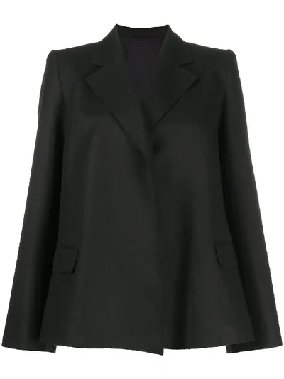 Totême Swing Wool Suit Jacket In Black