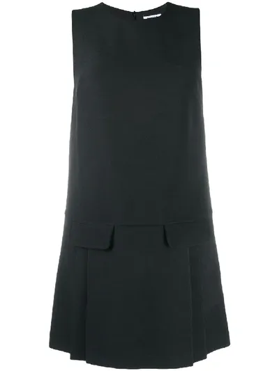 P.a.r.o.s.h Mini Shift Dress In Black