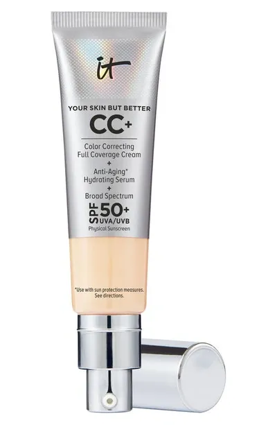 It Cosmetics Cc+ Cream Full Coverage Color Correcting Foundation With Spf 50+ Light 1.08 oz/ 32 ml