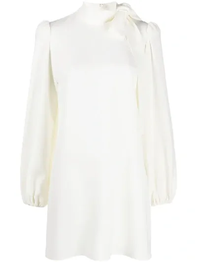 P.a.r.o.s.h Pirate Bow Detail Dress In White