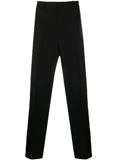 Jil Sander Straight Leg Tailored Trousers In Black