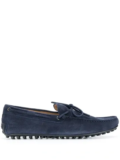 Tod's City Gommino Loafers In Blue