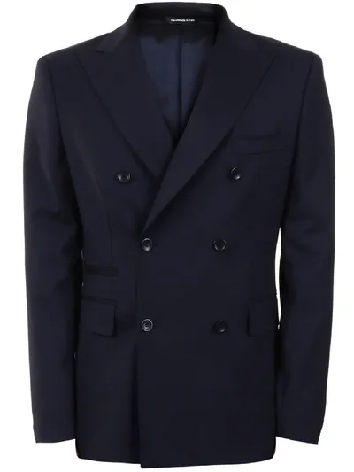 Tonello Wool Jacket Blue In Multi