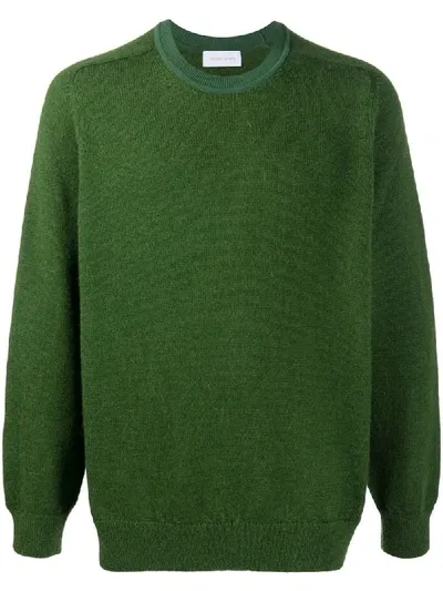 Christian Wijnants Kafir Fine Knit Jumper In Green