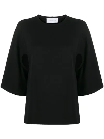 Christian Wijnants Side Cut-out Detail Blouse In Black