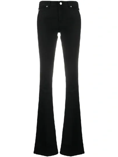 Victoria Beckham Skinny Flared Jeans In Black