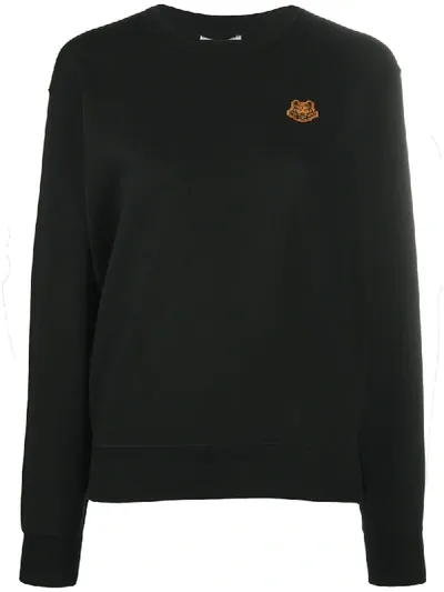 Kenzo Tiger Emblem Sweatshirt In Black