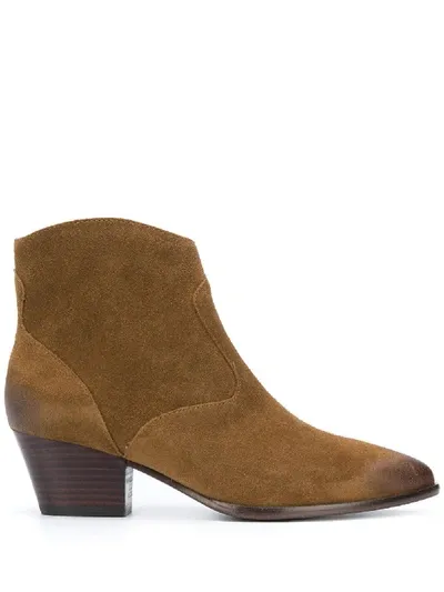 Ash Heidi Bis Ankle Boots In Neutrals