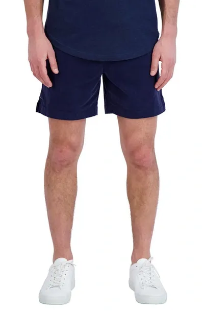 Goodlife Stretch Corduroy Shorts In Midnight