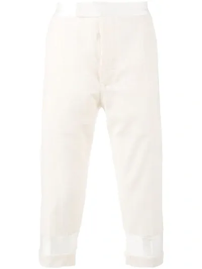 Haider Ackermann Cropped Trousers In Neutrals