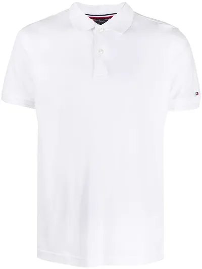 Tommy Hilfiger Short Sleeved Polo Shirt In White