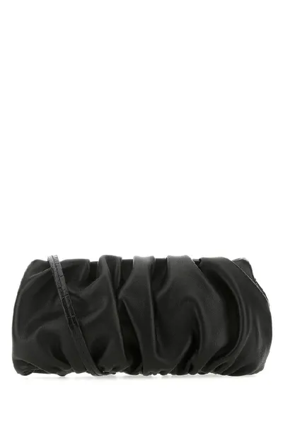 Staud Bean Small Convertible Clutch Bag In Black